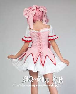 Puella Magi Madoka Magica Kaname Madoka cosplay costume In stock 