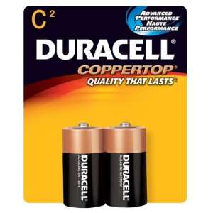  Duracell MN1400B2 2 Pack C Long Lasting Power Alkaline 