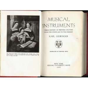  Musical Instruments, Their History in Western Culture from 