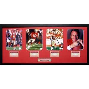  Joe Montana San Francisco 49ers Framed Dynasty Collage 
