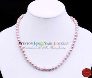 10X NATURAL PURPLE CULTURED FRESHWATER PEARL NECKLACE  