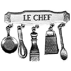  Le Chef Pewter Pin