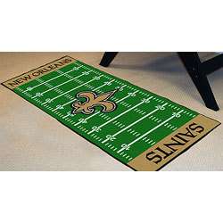 NFL NEW ORLEANS SAINTS Football Decor Carpet RUNNER RUG  