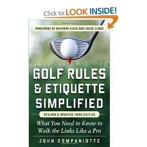  Golf Rules & Etiquette Simplified, 3rd Edition What You 