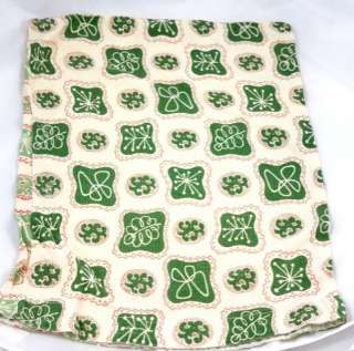 Vintage Textile Yardage Fabric Samples Atomic Prints 1950s  
