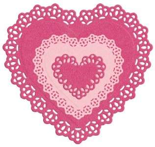 NEW RELEASE Cut & Emboss Lifestyle Crafts QuicKutz Die Nesting Doily 