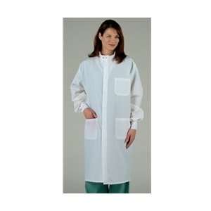  Unisex ASEP Barrier Lab Coat   White, Small Health 
