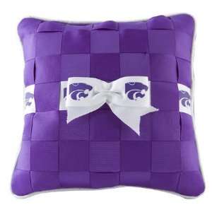  Kansas State Wildcats Bow Pillow
