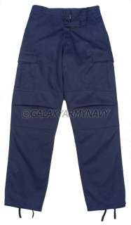   Navy Blue BDU Trousers Military Tactical Camo Work Uniform Pants