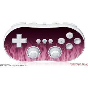  Wii Classic Controller Skin   Fire Pink by WraptorSkinz 
