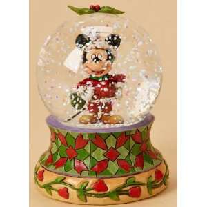   Disney Traditions *Merry Christmas* Holiday Mickey 65mm Waterball