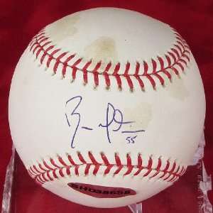  Russell Martin Autographed Baseball (Stained) (UDA COA 