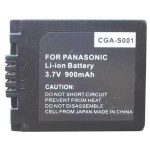 , CGR S001 Brand New 900mAh COMPATIBLE Battery for Panasonic Lumix 