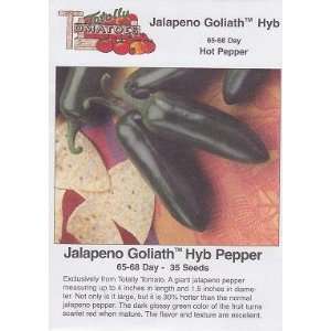  Jalapeno Goliath Hybrid Pepper   35 Seeds Patio, Lawn 