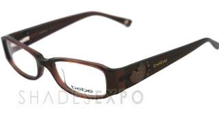 NEW Bebe Eyeglasses BB 5032 BROWN 003/TOPAZ CLOSE UP AUTH  