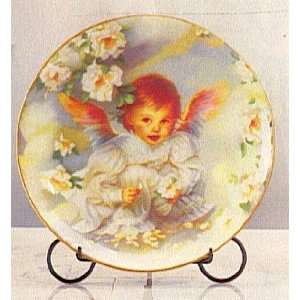  Adorable Cherub Patchwork Plate