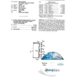 NEW Patent CD for PLURAL BEAM ELECTRON GUN FOR A COLOR PICTURE TUBE 