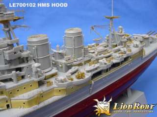 Lionroar PE 1/700 for WWII Royal Navy HMS HOOD 102  