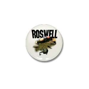  Roswell UFO Crash Art Mini Button by  Patio 