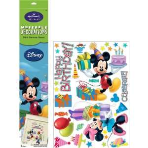  By Hallmark Disney Mickey and Minnie Large Removable Wall Decorations