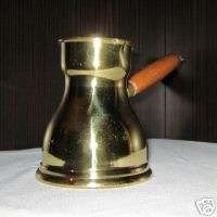 Brass Turkish Coffee Maker Pot Ibrik Traditional 4 cups  