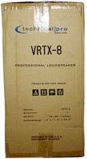 Technical Pro VRTX08 8 1200 Watt 4 Way DJ PA Speakers 