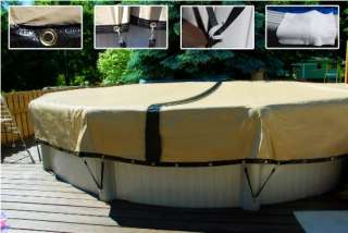 12x18 Oval Above Ground ULTIMATE Winter Pool Cover,10yr  