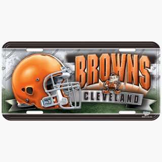  Cleveland Browns Embossed Hi Definition Metal License 