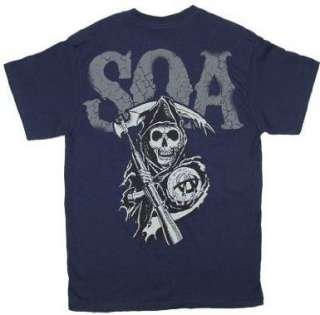 Sons of Anarchy Cracked SAMCRO SOA T Shirt XL  