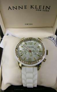 Anne Klein Diamond Accent Luxury Watch $195 New   