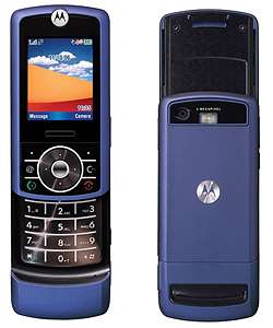 Motorola RIZR Z3 Blue Slider Style Cell Phone  