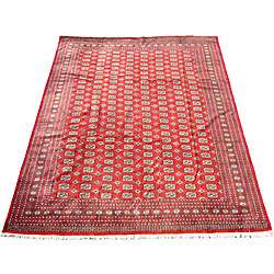 Pakistani Bokhara Red Rug (9 x 12)  