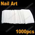 1000x Lint Free Nail Art Wipes Paper Pad Gel Acrylic Tips Polish 