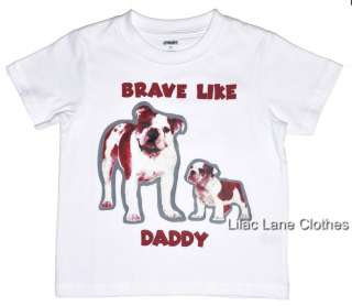 Gymboree Beach Bulldog Shirts Rescue for Treats or Brave Like Daddy 