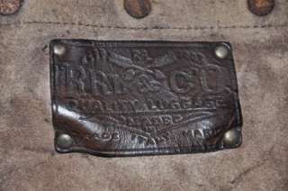 Ralph Lauren RRL DISTRESSED Raw Leather Messenger Bag  
