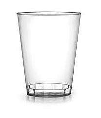   PLASTIC DISPOSABLE CLEAR SHOT GLASSES 50 CT. BARWARE WINE GLASS  