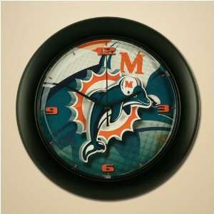    Miami Dolphins High Definition Wall Clock