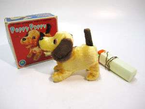 Vtg Peppy Puppy by AIPS battery operated toy Korea 60s  