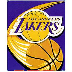 Los Angeles Lakers Logo Throw Blanket  