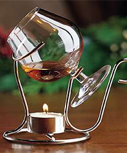 Silverplated Brandy and Cognac Warmer (Set of 2)  