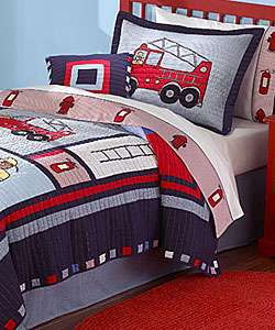 Fireman Quilt Set  