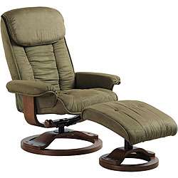 Comfort Chairs Sage Microfiber Swivel Recliner  