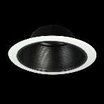6ps, Recessed IC Air Tight Line Voltage Housing Can W/ Black Baffle 