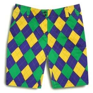  Loudmouth Golf Mens Shorts Carnivale   Size 34 