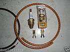 NOS Wizard Spark Plugs & Wires for Vintage Briggs Lauson Kohler Small 