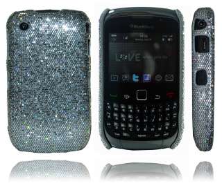 For BlackBerry Curve 8520/9300 Jewelled/Bling Sparkle Glitter Case 