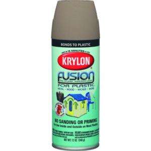   Khaki, Krylon Fusion For Plastic Spray Paint 2438 724504024385  