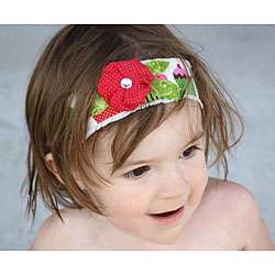Headbandz Cupcake Rhinestone Flower Headband  