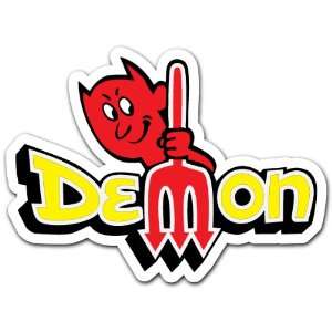 Dodge Demon Racing Car Bumper Sticker Decal 4x3.5