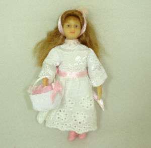 Isabelle Miniature Dollhouse Doll Wedding Flower Girl  